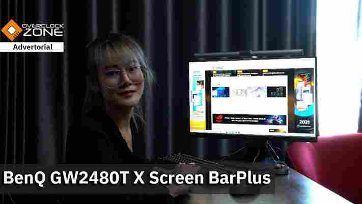 รีวิวจอคอมถนอมสายตา BenQ GW2480T X โคมไฟ Screen Bar Plus ได้เวลาจัดมุมทำงานที่บ้าน